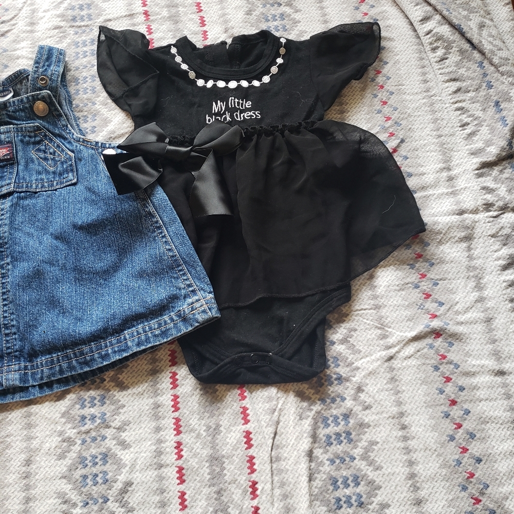 Baby girl 3/6 months pants, shirt and 2 dresses